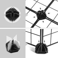 Armario Modular de Malla de Hierro Estantería de Almacenamiento con 12 Cubos - details 11