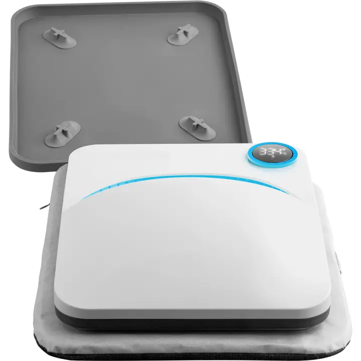 Máquina de prensado en caliente SucceBuy, prensa de transferencia por sublimación portátil de 9 "x 9" |   Recubierto de teflón |   Planchado fácil para camisetas, bolsos, almohadas y proyectos de vinilo HTV - 1