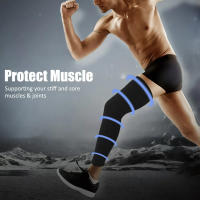 Soporte de Pierna Completo para Rodilla, Muslo, Tobillo, Artritis, Correr, Baloncesto - details 5