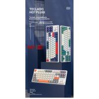K87RGB iluminado Hot Swap Teclado Mecánico Gaming Gaming personalizado DIY Gaming Teclados Mecánicos - details 1
