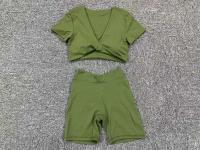 Traje de entrenamiento de yoga para mujer, conjunto de gimnasio, sujetador deportivo, pantalones, ropa deportiva - details 12