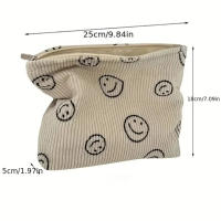 Bolsa de Maquillaje Grande con Cuadros Organizador de Cosméticos Ideal para Viajes - details 0