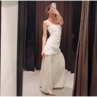 Elegante Vestido Largo de Parche de Moda Sin Mangas, Sin Espalda, Perfecto para Fiestas de Playa y Vacaciones de Verano - details 7