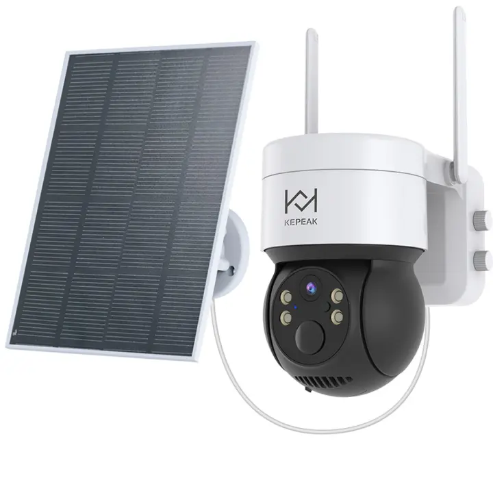 Cámara de Seguridad Solar WiFi de 2MP KEPEAK Visión Nocturna Infrarroja Batería de 7200mAh - 1