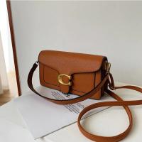 Bolso de mano para mujer con diseño de caviar, pequeño y cuadrado diagonal - details 1