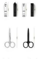 Juego de Herramientas de pedicura, 8 piezas, portátil, cortador de uñas de acero inoxidable y tijeras de pedicura - details 6