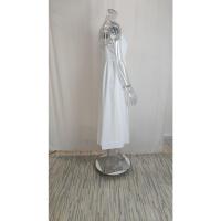 Vestido Midi Sin Mangas De Encaje Rosa Elegante Para Mujer Verano 2024 Estilo Casual Traje De Vestir A-Line Zipper - details 9