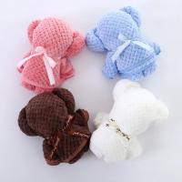 Toalla de oso de terciopelo Coral para decoración del hogar, toalla de lavado de cara súper absorbente, suave, regalo de cumpleaños y boda, 30/75CM - details 13