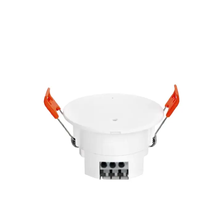 Sensor de presencia humana inteligente Zigbee Radar de onda de 3,0 milímetros + detector de luz dos en uno, control de voz de enlace doméstico inteligente inducción de presencia sin instalación de alta precisión - 1