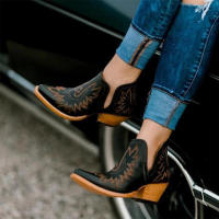 2025 Botas vaqueras cortas Martin Western para mujer, estilo - details 1