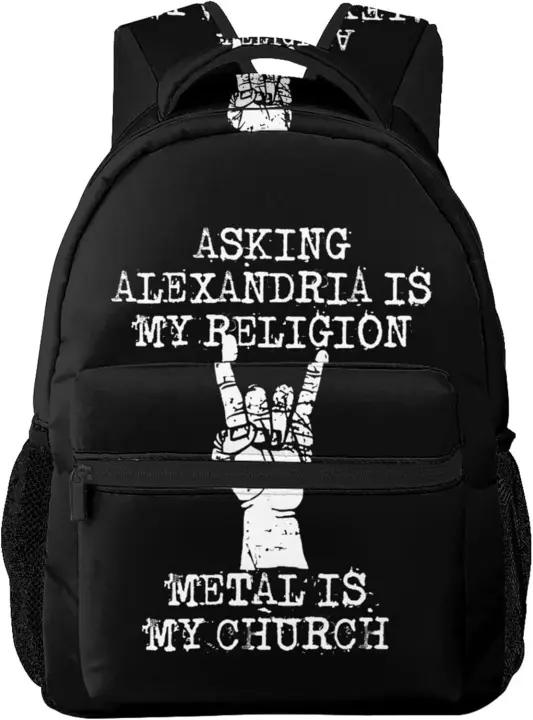 Mochila Casual Ligera de Alexandria Impresión 3D Multifuncional Moda para Hiking y Laptops - 1