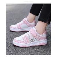Zapatos de marca para niños, zapatos deportivos de cuero a la moda para niños y niñas, zapatos de tenis para niños, zapatos antideslizantes para correr al aire libre, zapatos de baloncesto - details 28
