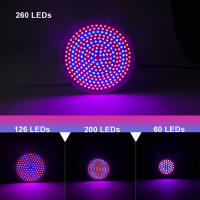 Lámpara LED E27 para cultivo de plantas, 1/2 cabezales, 6W, 15W, 20W - details 15