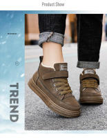 Zapatos informales para niños, zapatillas altas, zapatos deportivos para niños, zapatillas de nieve planas suaves y ligeras de piel cálida para invierno, zapatos de algodón para niños - details 13