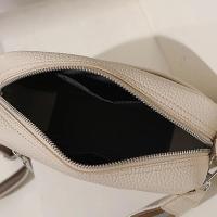 Bolso bandolera multicapa de color sólido para mujer, bolso de hombro con correa ancha de cuero PU - details 14