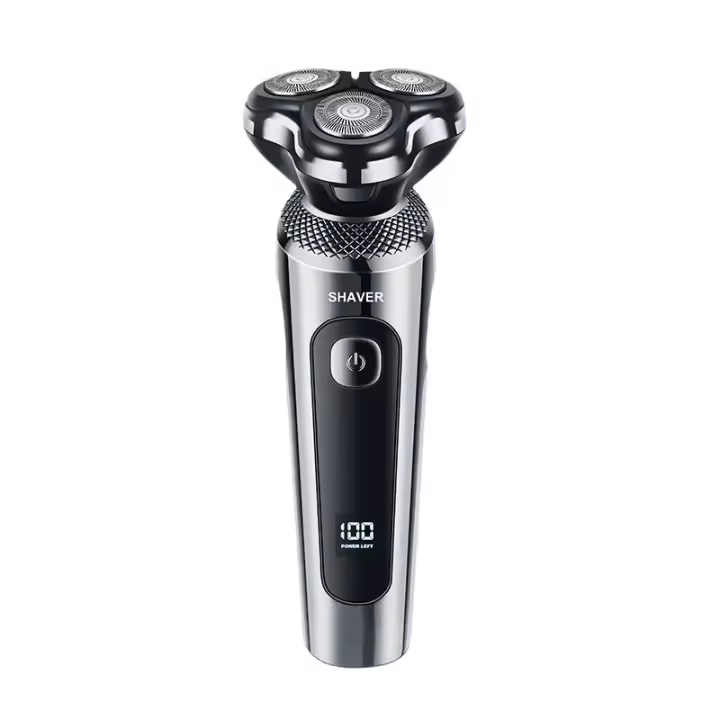 Pantalla LCD importada De Tres Cuchillas, Cuerpo Digital De Lavado, Barbero, Pelo Afeitado, Afeitadora Eléctrica 3 En 1 - 1