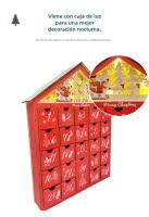 Calendario de Navidad para niños, accesorio creativo Con luz, 24 cajones de madera, regalo, 2024 - details 9