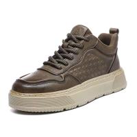 Nuevo 1 par de zapatos deportivos y casuales de temporada con diseño moderno, zapatos con alzas para hombre a bajo precio - details 8