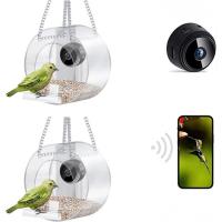 Alimentador de aves con cámara, con cámara HD de visión nocturna para observación de aves al aire libre y captura de fotos A - details 1