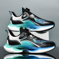 Zapatillas de baloncesto de gran tamaño para hombre, zapatos deportivos transpirables con superficie de malla absorbente antideslizante - details 5
