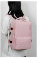Bolsas de gran capacidad de carga súper, mochilas multifuncionales de negocios, mochila de viaje expandible para avión, bolsa pa - details 7