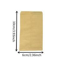Bolsa de papel Kraft de 6x10cm, 100 piezas, Mini sobre, bolsas de regalo, dulces, galletas, accesorios de embalaje para hornear, suministros para fiestas y vacaciones - details 5
