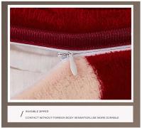 Seta de Cama de Lujo con Estampado Geométrico de Mink Cashmere Duarte de Terciopelo Cálido para Invierno Tamaño King 220x240 - details 13