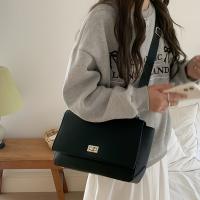 Bolso de mano profesional con solapa y cierre para mujer - Bolso de trabajo de cuero sintético de gran capacidad con cierre de hebilla seguro, correa desmontable - Elegante bolso cruzado/hombro para oficina, viajes, todos los días - Disponible en blanco y - details 3