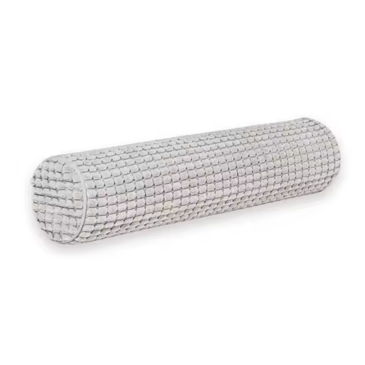 Almohada para el cuello para dormir, espuma viscoelástica, almohada para el cuello Cervical lavable con puntos de felpa para aliviar el dolor de cuello, almohada redonda multifuncional - 1