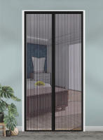 Mosquitera magnética para puerta, cortina de tamaño personalizado, pantalla de puerta, se apagan automáticamente, malla invisible - details 0