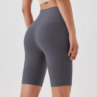 Hamidou-pantalones cortos de Yoga para mujer, mallas deportivas transpirables, de cintura alta, para entrenamiento y gimnasio - details 82