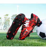 Zapatos de fútbol de marca para hombre, zapatillas de fútbol antideslizantes para exteriores para niños, zapatillas de entrenamiento transpirables, zapatillas de fútbol sala para césped - details 5