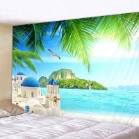 Tapiz de playa Tropical nórdico, Mandala colgante de pared Hippie, decoración de dormitorio, tapiz psicodélico, tapiz bohemio, 6 tamaños - details 17