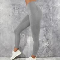 Mallas de gimnasio para mujer, pantalones de Yoga con bolsillos, pantalones elásticos para correr, ropa deportiva de talla grande - details 4