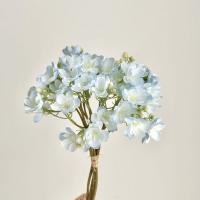 4 uds/paquete de flores de jazmín artificiales blancas, ramos artificiales decorativos DIY, flores falsas de plástico de simulación - details 11