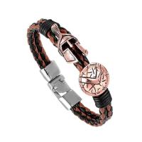Nuevo cuero vintage lujoso hecho a mano de Guerrero Sparta, pulseras de mujer, joyas, regalos exquisitos, pulseras de hombre - details 17