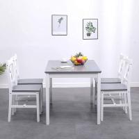 Juego de comedor para 4 personas, mesa de comedor con 4 sillas, juego de mesa de cocina de madera, mesa de comedor y sillas, juego de muebles de ahorro de espacio para cocina y sala - details 1