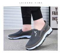 Zapatos De Lona Para Hombre Con Suela Suave Casual Transpirables Cómodos Con Mangas Slip-On Zapatillas De Tela Oxford Antideslizantes Resistentes Al Desgaste Para Primavera/Otoño - details 12