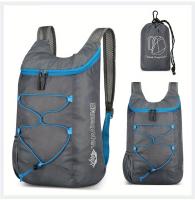 Mochila Plegable Ligera para Senderismo, Viajes y Aventuras al Aire Libre - Correas de Hombro Ajustables, Múltiples Compartimentos, Negra con Detalles Rojos, Diseño Compacto para Almacenamiento Fácil - details 12