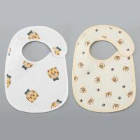 Baberos impermeables de algodón para bebé, paños para eructar para recién nacidos, Bandana para niños y niñas,2 unidades por juego - details 2