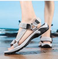 Zapatos Abiertos De Verano De Alta Calidad Para Hombre, Sandalias Ajustables Para Exteriores, Gladiador De Playa Roma, Transpirable, Verde, Negro Puro, Talla Grande 47 48 - details 22