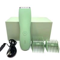 Afeitadora de pelo corporal para hombre, recortadora de bolas para ingle, púbico, cuchilla de cerámica reemplazable, Afeitadora eléctrica, Clippe impermeable - details 1