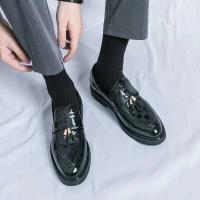 Producto más vendido 2025, zapatos de hombre clásicos de oficina de cuero genuino Oxford estilo caminar italiano de lujo - details 12