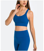 Sujetador Deportivo de Yoga para Mujeres SHINBENE con Correa Cruzada y Almohadilla Plantilla Inalámbrico Top de Entrenamiento Fitness - details 11