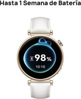 Caliente HUAWEI Watch GT 4 B19L 41mm Bluetooth Smartwatch 1.32 "Pantalla AMOLED Correa de cuero - Blanco - details 4