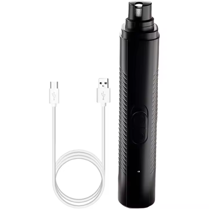 Molinillo de uñas para mascotas, cortauñas eléctrico, suministros de aseo para gatos con luz LED, cortaúñas para gatos, silencioso, añade comodidad, seguro para mascotas - 1