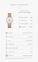 Reloj de lujo premium para mujer Movimiento de cuarzo japonés Esfera de concha Rhinestone Acero inoxidable Caja de regalo de moda Reloj de pulsera impermeable para mujer - details 1