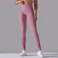 Hamidou-Pantalones deportivos sin costuras para mujer, mallas de Yoga de cintura alta, ropa de gimnasio, entrenamiento de glúteos de burbujas, pantalones para correr, Leggings de gimnasio con levantamiento de caderas - details 51