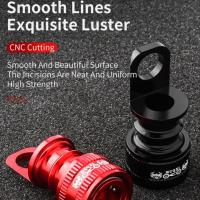 Adaptador de Pedal de liberación rápida de aleación de aluminio, Base de montaje de marco de bicicleta ultraligera antioxidante, hebilla QR anticorrosión - details 9