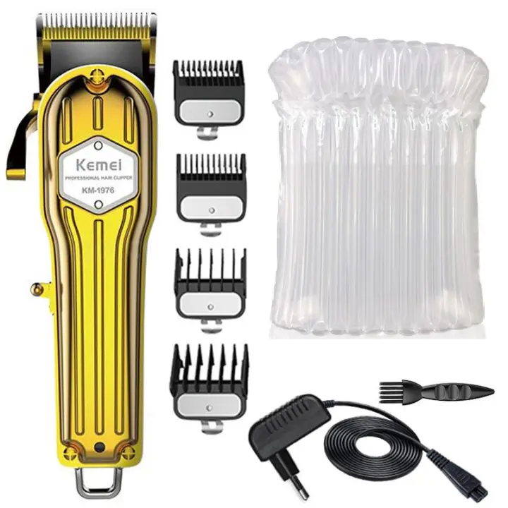 Kemei-cortadora de pelo ajustable recargable 1976, herramienta eléctrica para cortar el cabello, con carcasa de metal - 1